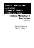 Solutions Manual For Financial Markets and Institutions 10th Edition by Frederic Mishkin, Stanley Eakins