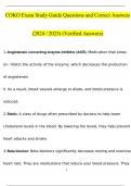 COKO Exam Study Guide Questions and Answers (2024 / 2025) (Verified Answers)