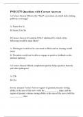 PNB 2275 Questions with Correct Answers