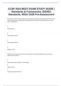 WGU C838 Bundled Exams with Complete Solution | Verified Answers | 2024