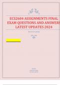 ECS2604 ASSIGNMENTS FINAL EXAM Questions and Answers Latest Updates 2024.pdf