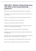 WGU D073 - Module 3 Study Guide exam with 100% correct answers(already graded A+)