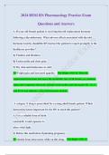 2024 HESI RN Pharmacology Practice Exam Questions and Answers A 43-year-old female patient is receiving thyroid replacement hormone following a thyroidectomy. What adverse effects associated with thyroid hormone toxicity should the RN instruct the patient