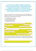 ATI MED SURG PROCTORED EXAM 2023  ACTUAL EXAM WITH ALL QUESTIONS AND  CORRECT DETAILED ANSWERS WITH  RATIONALES GRADED A+/ ACTUAL ATI MED  SURG PROCTOR EXAM 2023(NEWEST!)