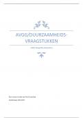 Samenvatting Duurzaamheidsvraagstukken/actuele vraagstukken in geografie en geomatica