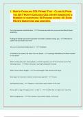 1 NORTH CAROLINA CDL PERMIT TEST - CLASS A (FROM  THE 2017 NORTH CAROLINA CDL DRIVER HANDBOOK)  NUMBER OF QUESTIONS: 50 PASSING SCORE: 40: EXAM  REVIEW QUESTIONS AND ANSWERS.