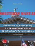 SOUTIONS MANUAL for Essentials of Accounting for Governmental and Not-for-Profit Organizations 14th Edition by Paul Copley