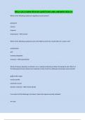 NSCA CPSS QUESTIONS AND ANSWERS EXAM REVIEW A+ 2024, NSCA Essentials of Sport Science Questions & Answers A+, NSCA CPSS Chapter 2: Training Load Model Exam Review Update 2024 A+, NSCA CPSS Chapter 6- Profiling and Benchmarking Qs&As, NSCA CPSS Chapter 8: 