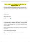 ASWB Exam Practice Test (51-100) Questions And Answers Graded A+