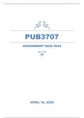 PUB3707 ASSIGNMENT 1 QUIZ 2024