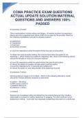 CCMA PRACTICE EXAM QUESTIONS ACTUAL UPDATE SOLUTION MATERIAL QUESTIONS AND ANSWERS 100% PASSED