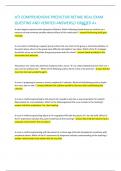 ATI COMPREHENSIVE PREDICTOR RETAKE WITH NGN REAL EXAM QUESTINS AND VERIFIED ANSWERS// GRADED A+A client begins treatment with phenytoin (Dilantin). Which following should thenurse reinforce as a measure to help minimize possible adverse effects of this me