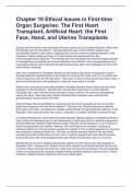 Chapter 10 Ethical Issues in First-time Organ Surgeries: The First Heart Transplant, Artificial Heart; the First Face, Hand, and Uterine Transplants