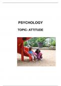 Psychology Presentation- Attitude
