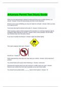 Arkansas Permit Test Study Guide 2024