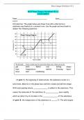 MiSP Phase Changes Worksheet #3 L3 ASSESSMENT