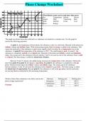 Phase Change Worksheet