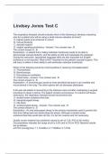 Lindsey Jones Test C-Solved