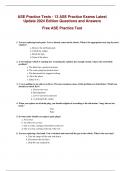 ASE Practice Tests - 13 ASE Practice Exams Latest Update 2024 Edition Questions and Answers