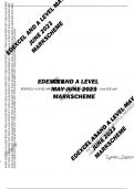 EDEXCEL A LEVEL MATHS 2306 9MA0-32 A Level Mechanics - June 2023