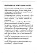 RELIAS PHARMACOLOGY RN A WITH SATISFIED SOLUTIONS A physician's written order for the person you are caring for is as  follows: Insulin glargine (Lantus), 10 U, subQ QD. What changes  would you suggest for safety and to avoid the use of "do not use