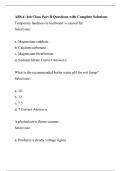 ABSA: 4th Class Part B Questions with Complete Solutions