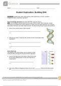 Gizmo Student Exploration Building DNA 2023.