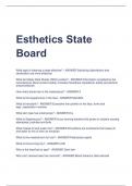 Esthetics State  Board