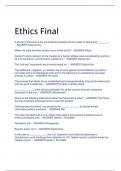 Ethics Final