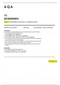 AQA AS Level Economics paper 2 June 2023 QP