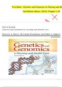 TEST BANK For Genetics and Genomics in Nursing and Health Care, 2nd Edition (Beery, 2019), Complete Chapter's 1 - 20, 100 % Verified