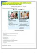 Pediatric Assessment: Primary Care of the Childbearing and Childrearing Family Practicum-BAILEY