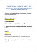 ARRT RADIOGRAPHY POSITIONS ACTUAL EXAM LATEST VERSION 2024-2025 ACTUAL EXAM COMPLETE 250+ QUESTIONS AND CORRECT DETAILED ANSWERS (VERIFIED ANSWERS) |ALREADY GRADED A+.