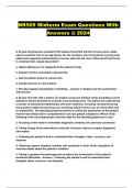 NR509 Midterm Exam Questions With Answers @ 2024