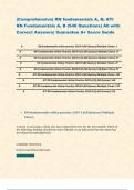 (Comprehensive) RN fundamentals A, B; ATI RN Fundamentals A, B (540 Questions) All with Correct Answers| Guarantee A+ Score Guide