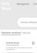 Informatiearchitectuur | Case: Letswork | Wireframes