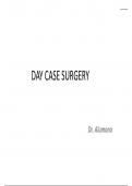 Day case surgery 