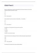 CSLB Test 5 question n answers graded A+ 2024/2025