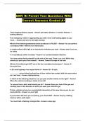 DMV RI Permit Test Questions With Correct Answers Graded A+