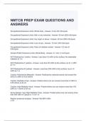 NMTCB PREP EXAM QUESTIONS AND ANSWERS 2024 