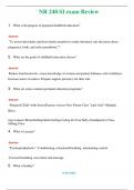 NR 240 (Latest 2024 / 2025) SI exam Review   Questions & Answers with rationales