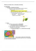 Samenvatting biologie thema 1 + thema 2 compleet