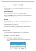 A Level Chemistry Chemical Energetics Notes