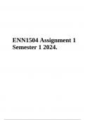 ENN1504 Assignment 1 Semester 1 2024.