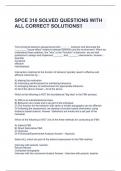 SPCE 310 SOLVED QUESTIONS WITH ALL CORRECT SOLUTIONS!!