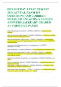 DEX IOT DAY 1 TEST NEWEST 2024 ACTUAL EXAM 150 QUESTIONS AND CORRECT DETAILED ANSWERS (VERIFIED ANSWERS) |ALREADY GRADED A+ TOPSCORE PASS!!!DEX IOT DAY 1 TEST NEWEST 2024 ACTUAL EXAM 150 QUESTIONS AND CORRECT DETAILED ANSWERS (VERIFIED ANSWERS) |ALREADY G