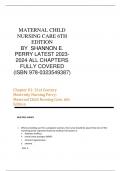 TEST BANK For Maternal and Child Nursing Care, 6th Edition (London, 2024),Complete Chapter 1 - 57 |100 % Verified