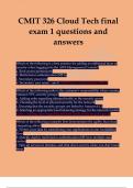 CMIT 326 Cloud Tech final exam 1 questions and answers 