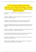 VA Core Manual: Applying Pesticides Correctly: Unit 3. Pesticide Labeling - Terms to Know Questions with Answers 100% Correct || (2024) Certified!!!