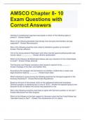 AMSCO Chapter 8- 10 Exam Guaranteed A+ grade